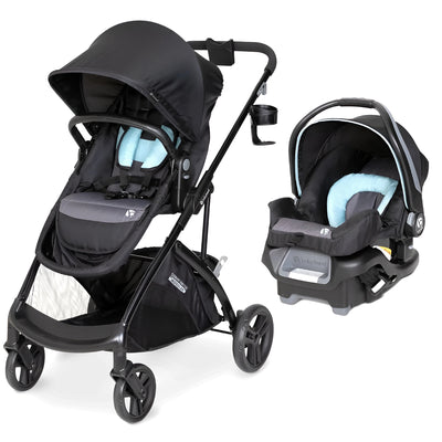 Baby Trend Stroller Sonar Switch w/Ally Infant Car Seat, Desert Blue (Open Box) - VMInnovations