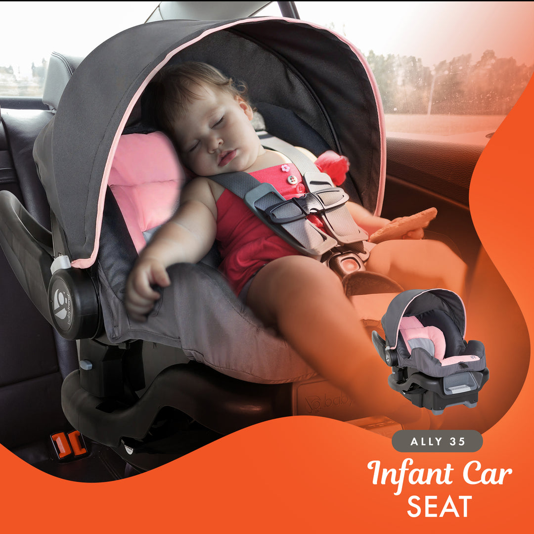 Baby Trend Modular Stroller with Ally Infant Car Seat, Desert Pink (Open Box)