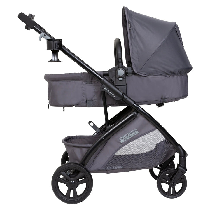 Baby Trend Modular Stroller Sonar Switch w/Ally Infant Car Seat, Pink (Used)