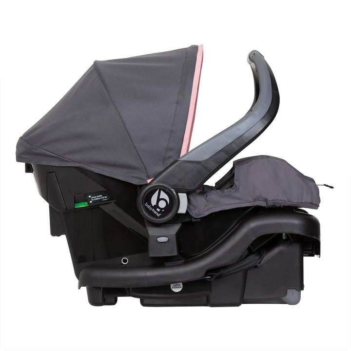 Baby Trend Modular Stroller Sonar Switch with Ally Infant Car Seat, Desert Pink