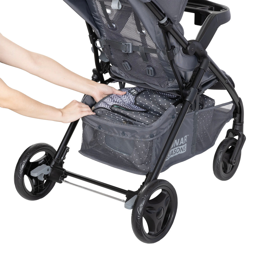 Baby Trend Modular Stroller Sonar Switch with Ally Infant Car Seat, Desert Grey