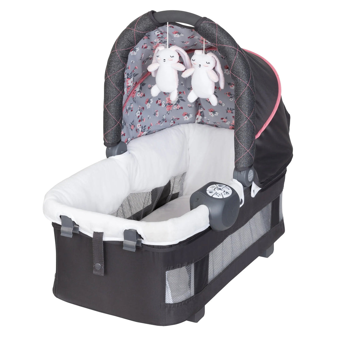 Baby Trend MUV Nursery Center Playard Crib & Changing Table, Jaclyn (Open Box) - VMInnovations