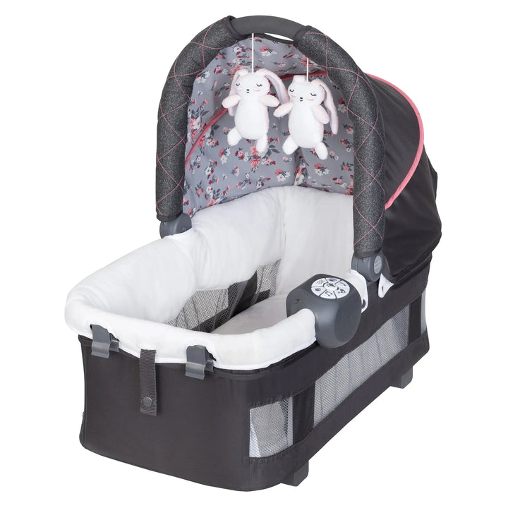 Baby Trend MUV Nursery Center Playard Crib & Changing Table, Jaclyn (Open Box) - VMInnovations