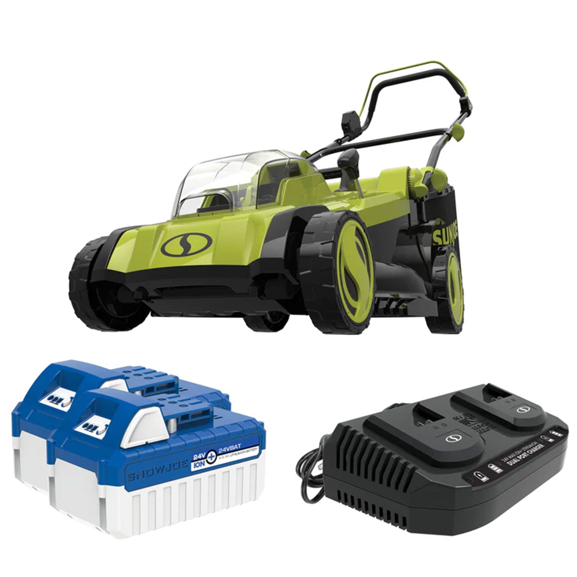 Sun Joe Mulching Walk Behind Lawn Mower, 11 Gallon Grass Catcher (For Parts) - VMInnovations