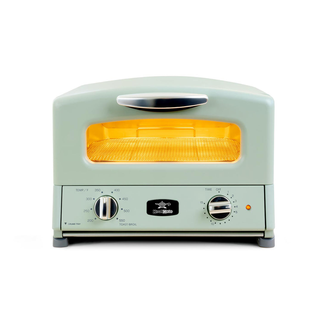 HeatMate Countertop Toaster Oven w/Graphite Technology & Accessories (Open Box)