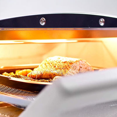 HeatMate Countertop Toaster Oven w/Graphite Technology & Accessories (Open Box) - VMInnovations
