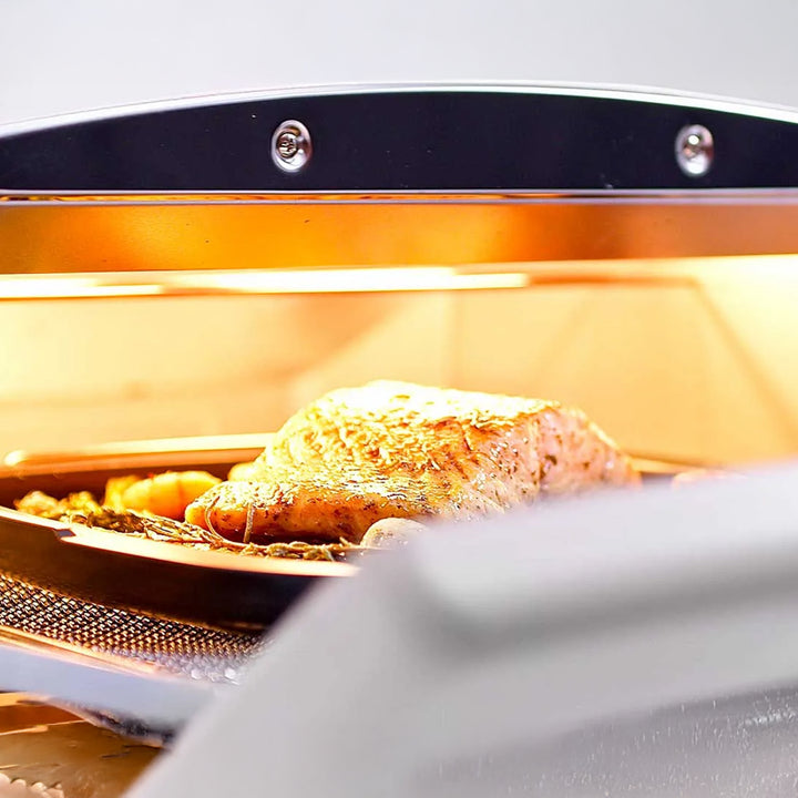 HeatMate Countertop Toaster Oven w/Graphite Technology & Accessories, Olive - VMInnovations