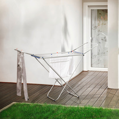 Leifheit Siena 180 Classic Lightweight Foldable Clothes Drying Rack (Open Box)