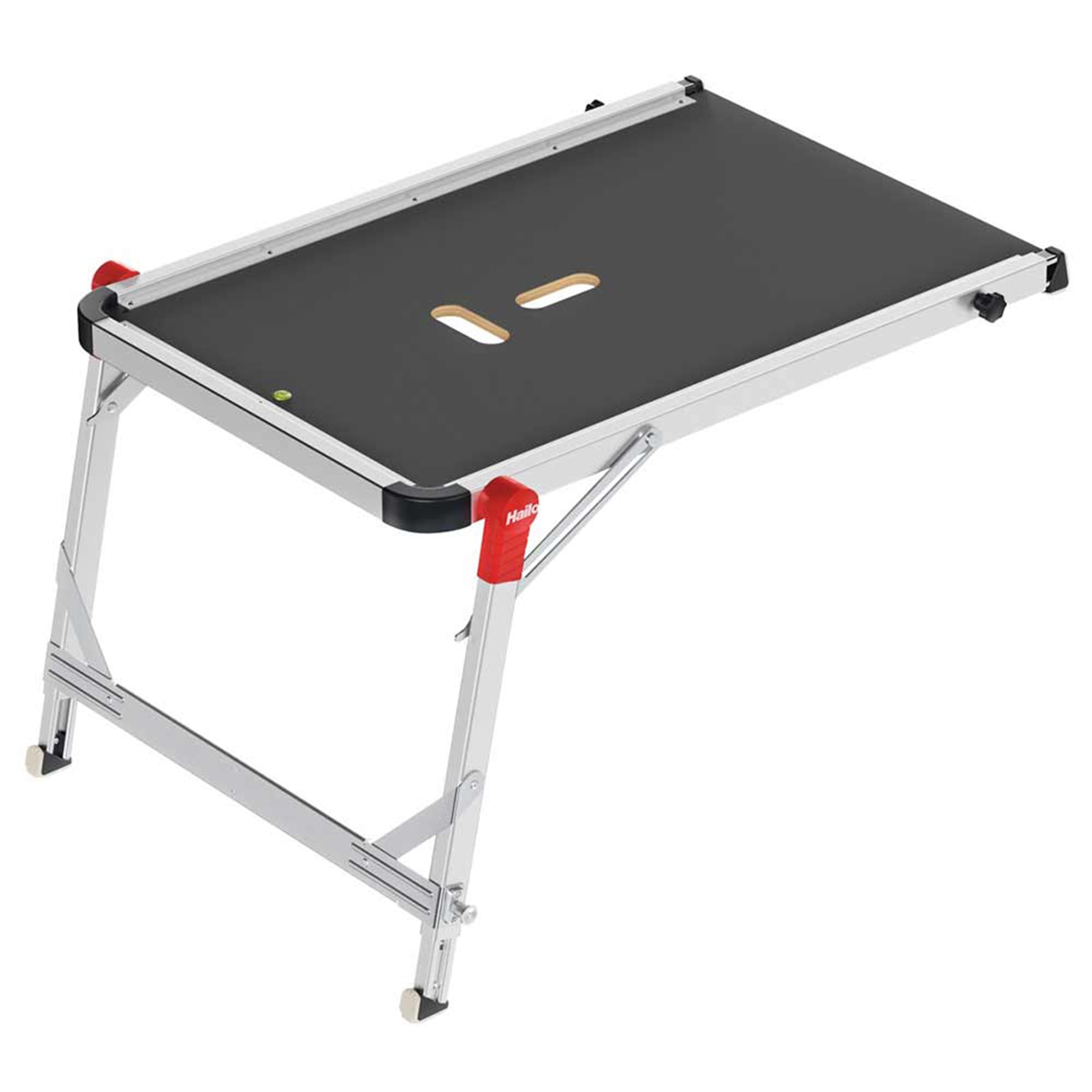 Hailo TP1 Platform for Step Stools & Ladders, 330 lbs Capacity, Black (Used) - VMInnovations