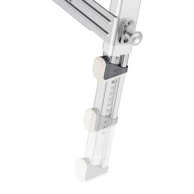Hailo TP1 Platform for Step Stools & Ladders, 330 lbs Capacity, Black (Open Box) - VMInnovations
