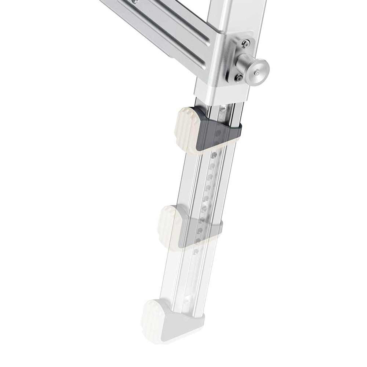 Hailo TP1 Platform for Step Stools & Ladders, 330 lbs Capacity, Black (Open Box) - VMInnovations