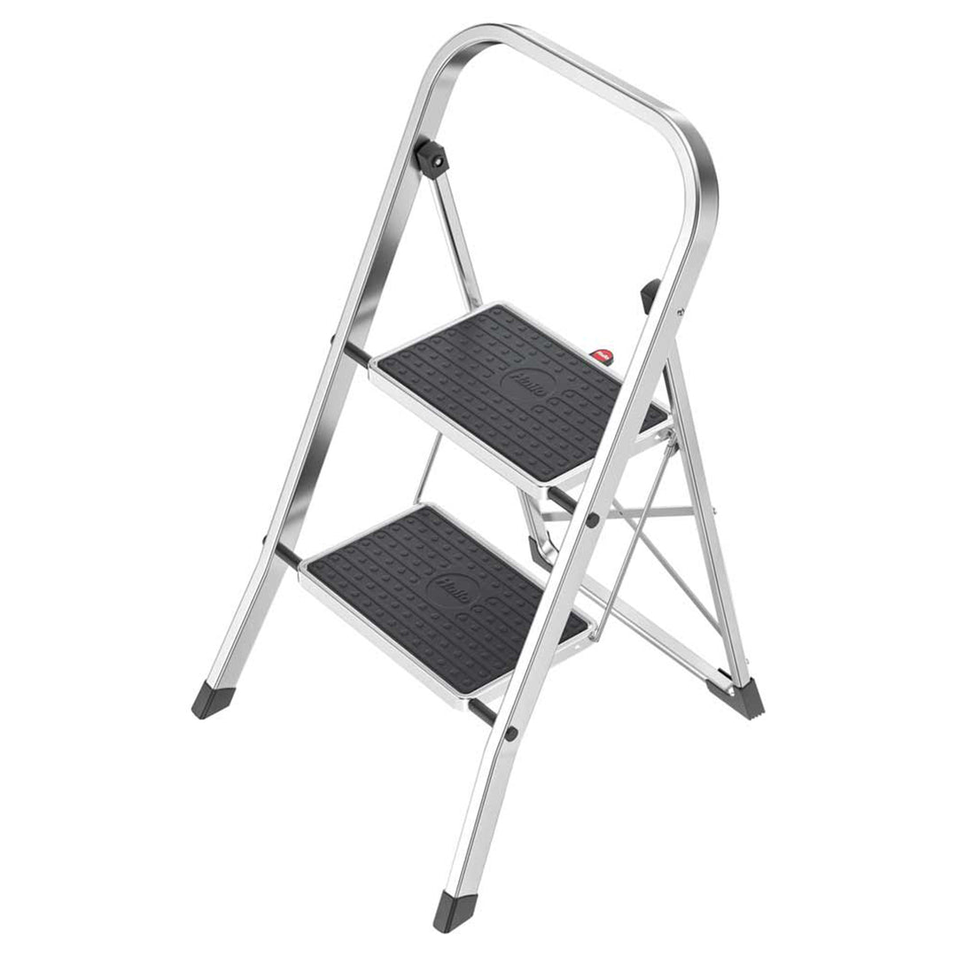 Hailo 2-Tread Household Step Stool, 11.8" Wide Step, 330 lb Capacity (Open Box)