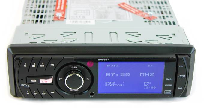 NEW BOSS BV7334 3.2" DVD/MP3 Receiver + 2) Boss 6x9" 400W Car Audio Speakers