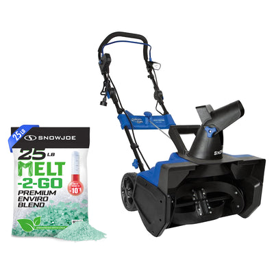Snow Joe Melt Enviro Snow Deicer with Electric Snow Thrower with 2 Blade Auger - VMInnovations