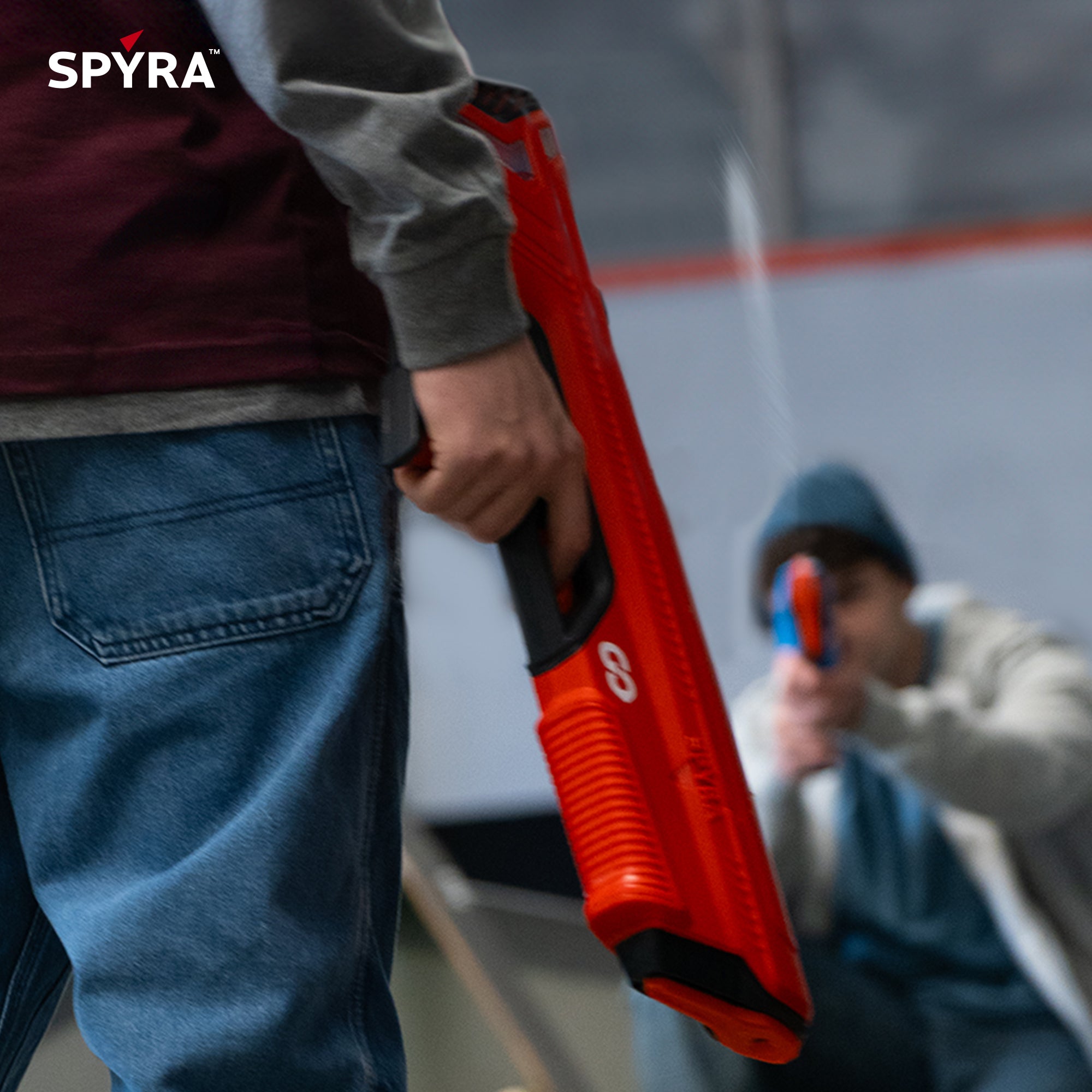 SPYRA 2 Pack Electric Water Blaster, Lightweight Squirt Gun SpyraGO, Blue/Red