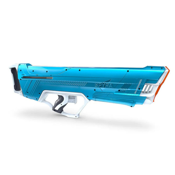 SPYRA Manual Water Blaster, Outdoor Squirt Gun for Pool Games, SpyraLX, Blue