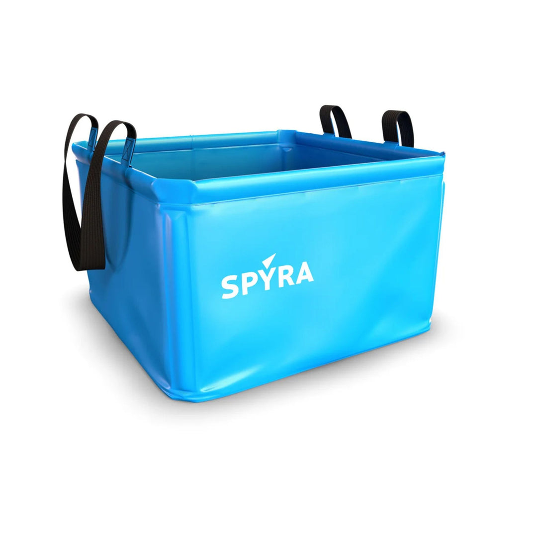 SPYRA Foldable Outdoor Water Blaster Container, SpyraBase, Blue (Open Box)