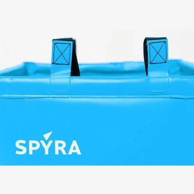 SPYRA Foldable Outdoor Water Blaster Container, SpyraBase, Blue (Open Box) - VMInnovations