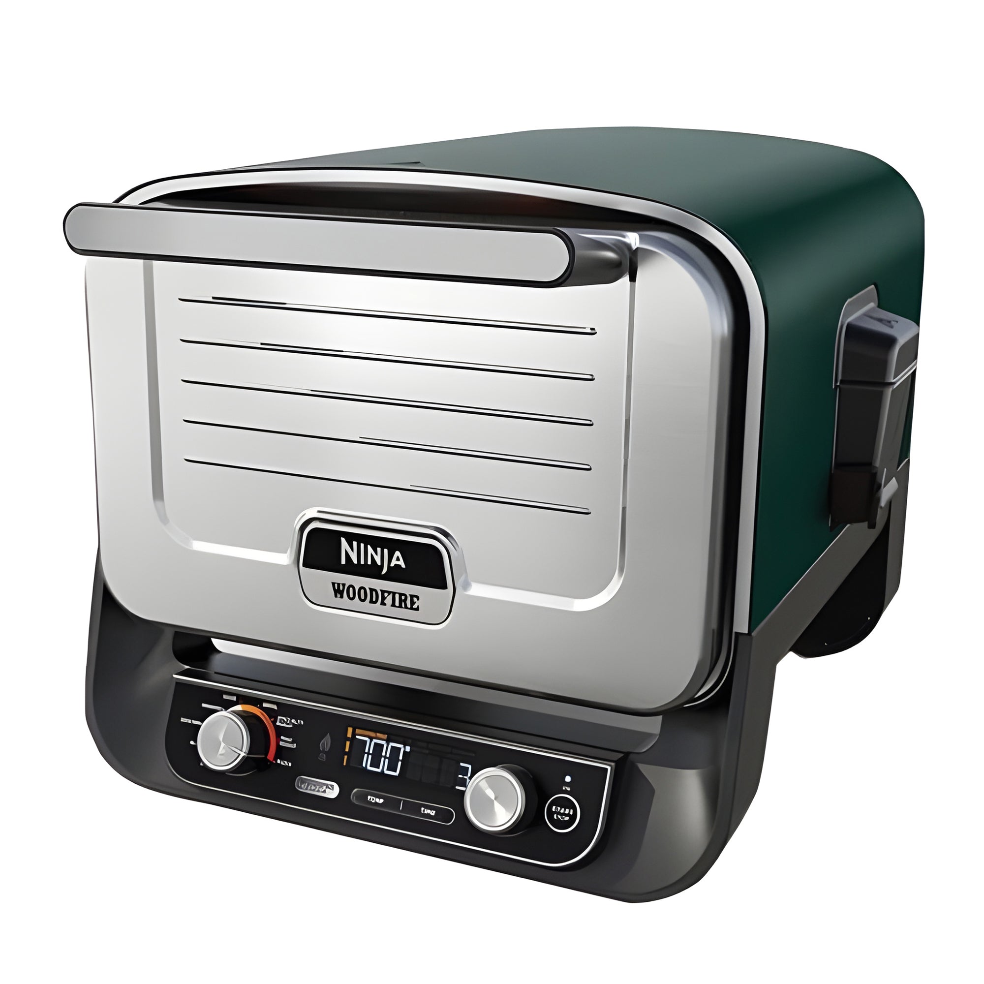 Ninja Woodfire 8-in-1 Smoker Pizza Oven with 5 Pizza Settings, Green (Open Box)