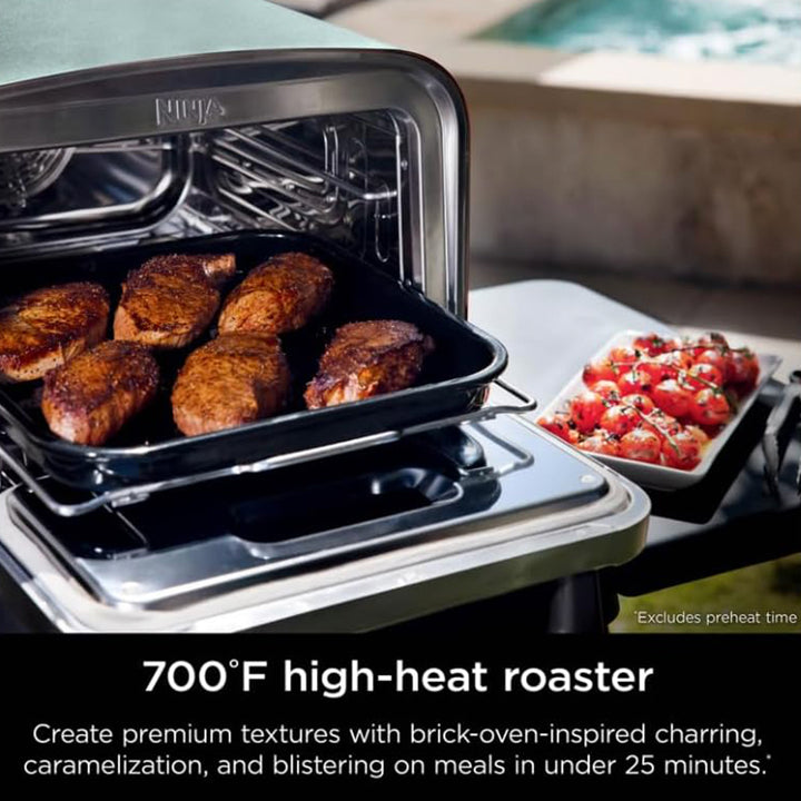 Ninja Woodfire 8-in-1 Outdoor Smoker Pizza Oven with 5 Pizza Settings (Used)