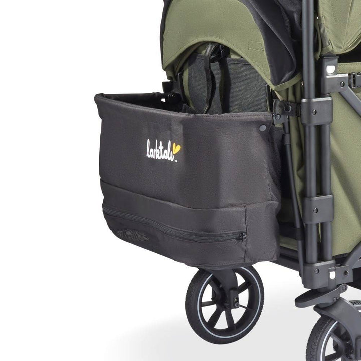 Larktale Caravan Quad Foldable Stroller Wagon for Kids & Babies, Avalon Gray