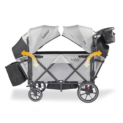Larktale Caravan V3 Stroller, 2-Seater Kids Wagon, 207 lb Capacity (Open Box) - VMInnovations