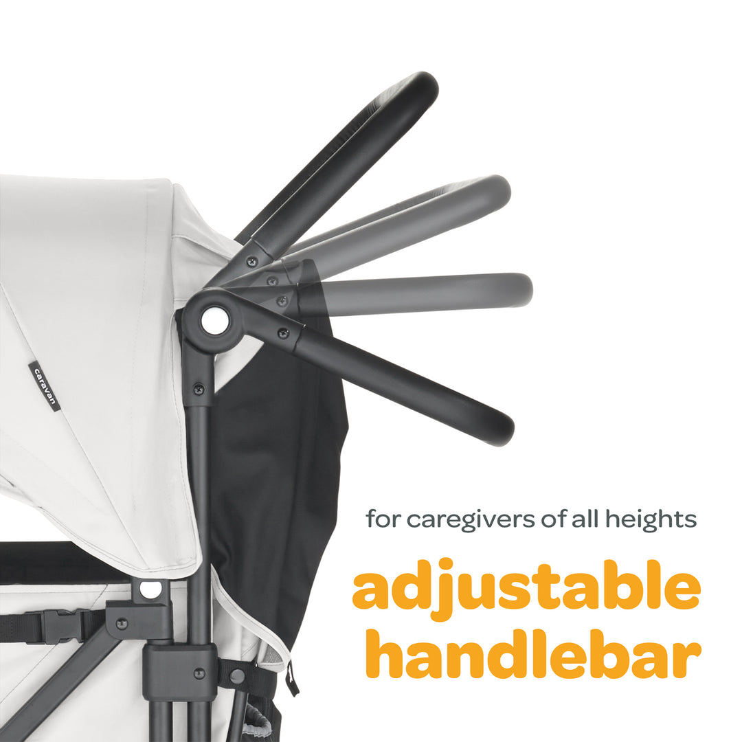 Larktale Caravan V3 Stroller, 2-Seater Kids Wagon 207lb Capacity Green(Open Box)