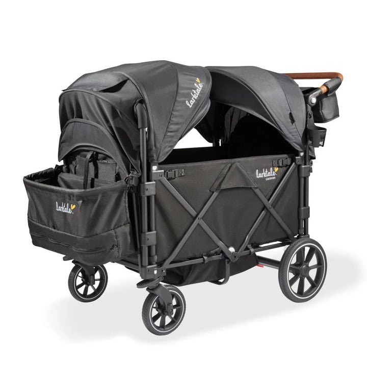 Larktale Caravan V3 Stroller, 2-Seater Kids Wagon, 207 lb Capacity, Byron Black