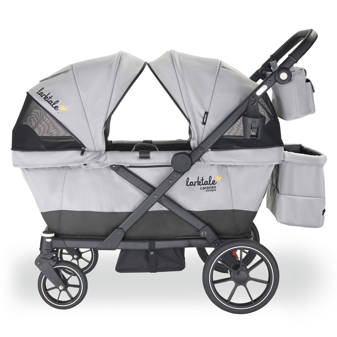 Larktale Caravan Coupe Quad Compact Stroller Reclining 4-Seat Wagon (Open Box)