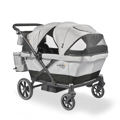 Larktale Caravan Coupe Quad Compact Stroller Reclining 4-Seat Wagon (Open Box) - VMInnovations