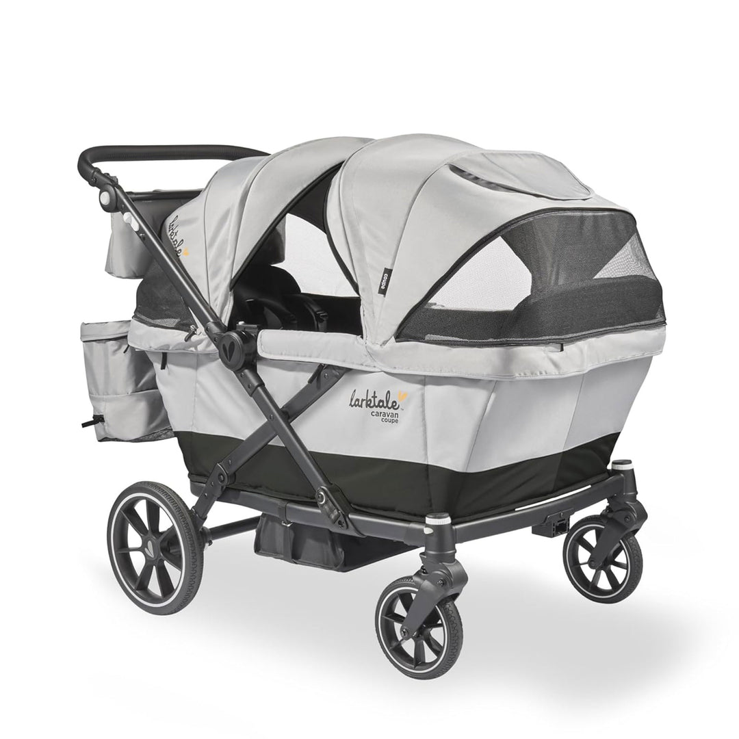 Larktale Caravan Coupe Quad Compact Stroller Reclining 4-Seat Wagon (Open Box)