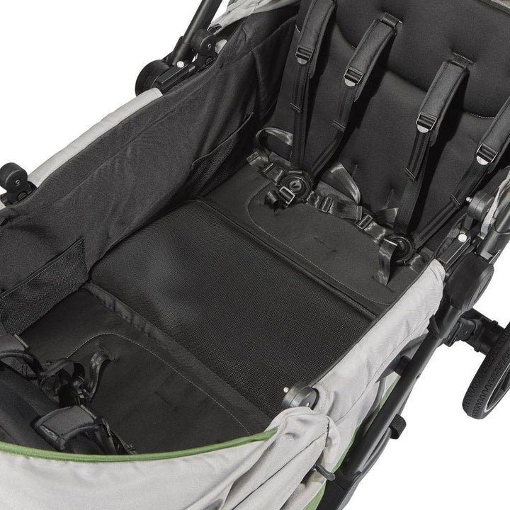 Larktale Caravan Coupe Quad Compact Stroller Reclining 4-Seat Wagon, Gray/Black