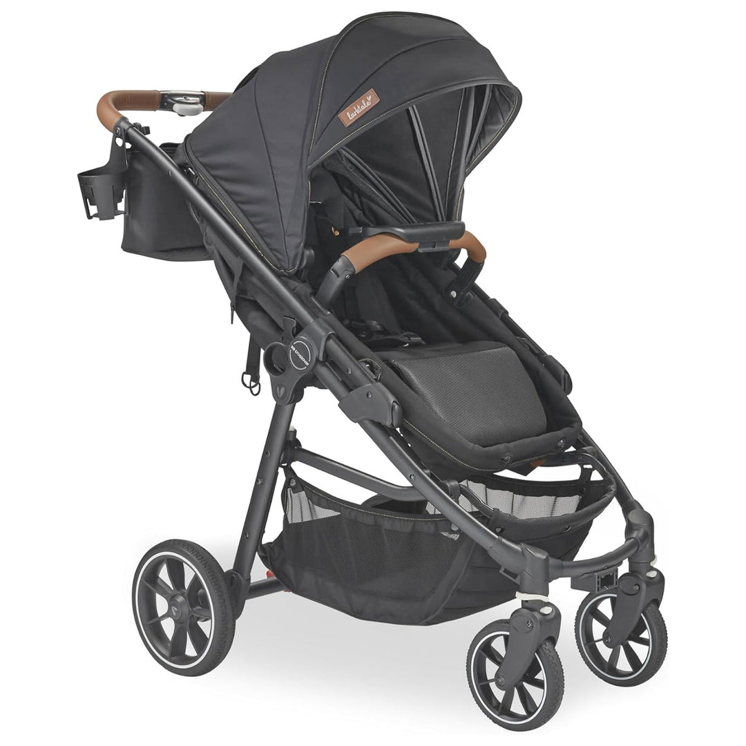 Larktale Crossover V2 All-In-One Stroller 2 Seater Wagon, 120 lb Capacity, Black