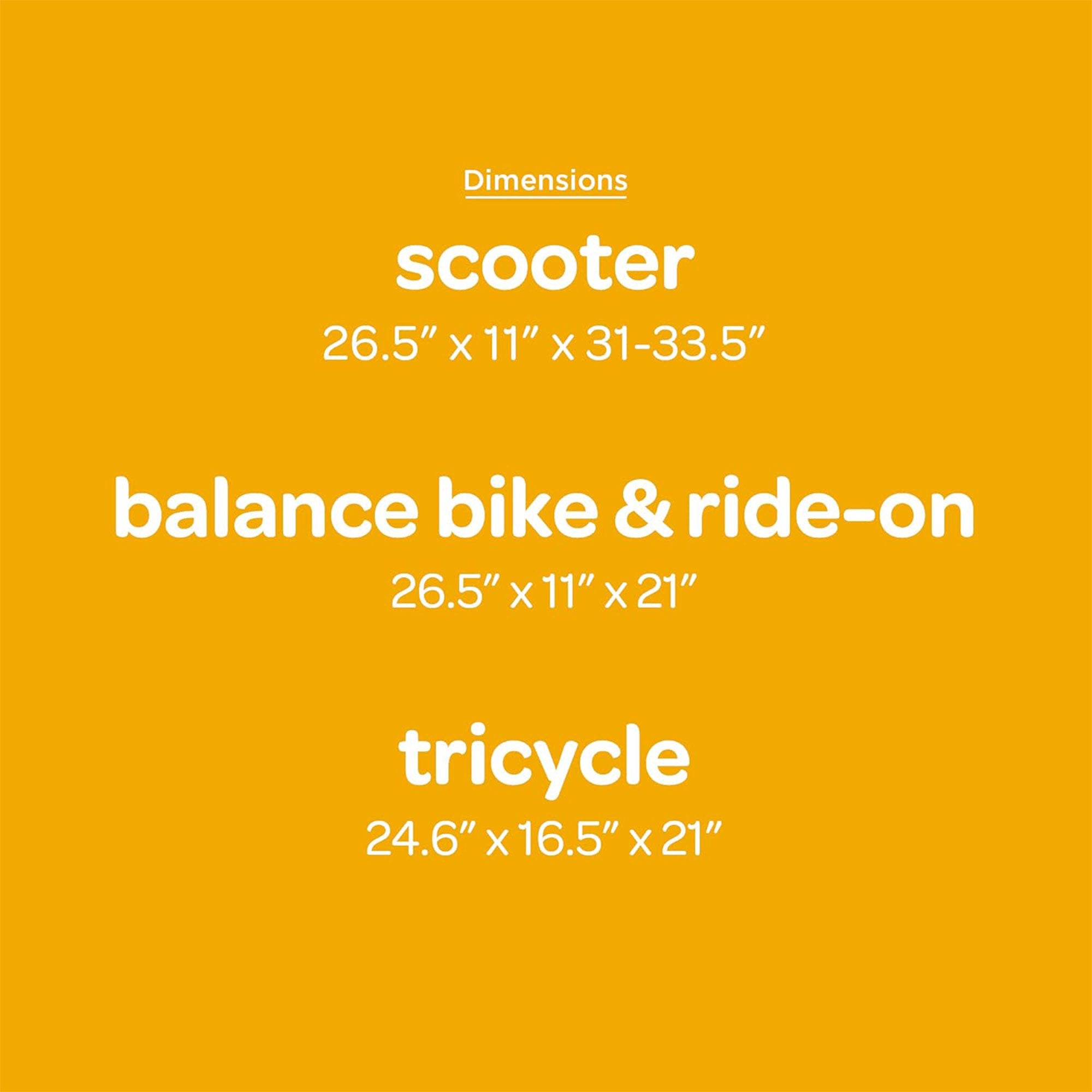 Larktale Scoobi Scooter, 2 to 5 Years, Balance Bike & Tricycle, Yellow(Open Box)