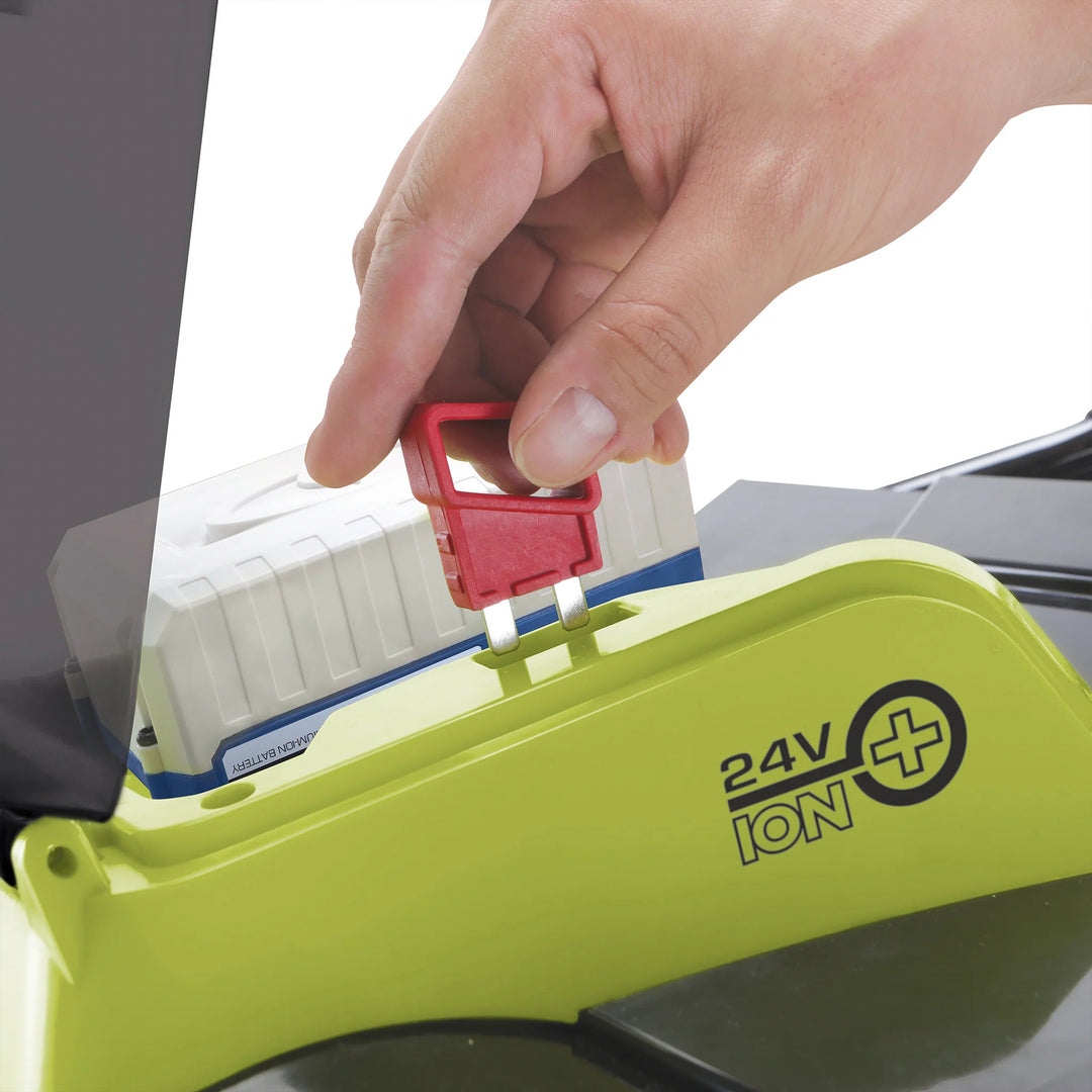 Sun Joe Cordless Push Reel Mower, 15” Yard Trimmer w/ Collection Bag (For Parts)