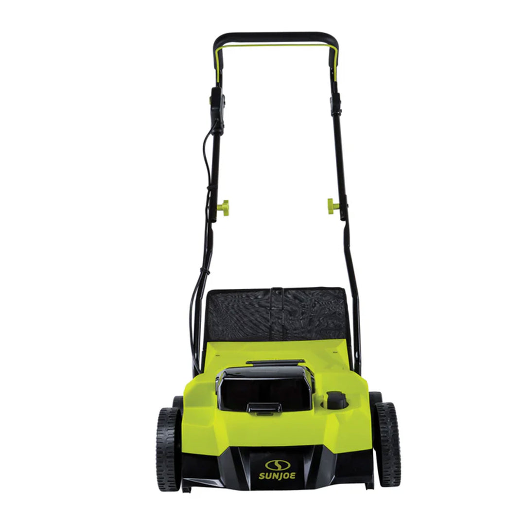 Sun Joe Cordless Scarifier & Dethatcher, Brushless Motor, 2 24V 4.0Ah(Used)