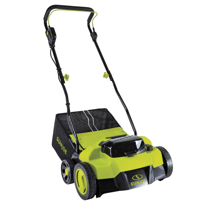Sun Joe Cordless Scarifier & Dethatcher, Brushless Motor, 2 24V 4.0Ah(Used)
