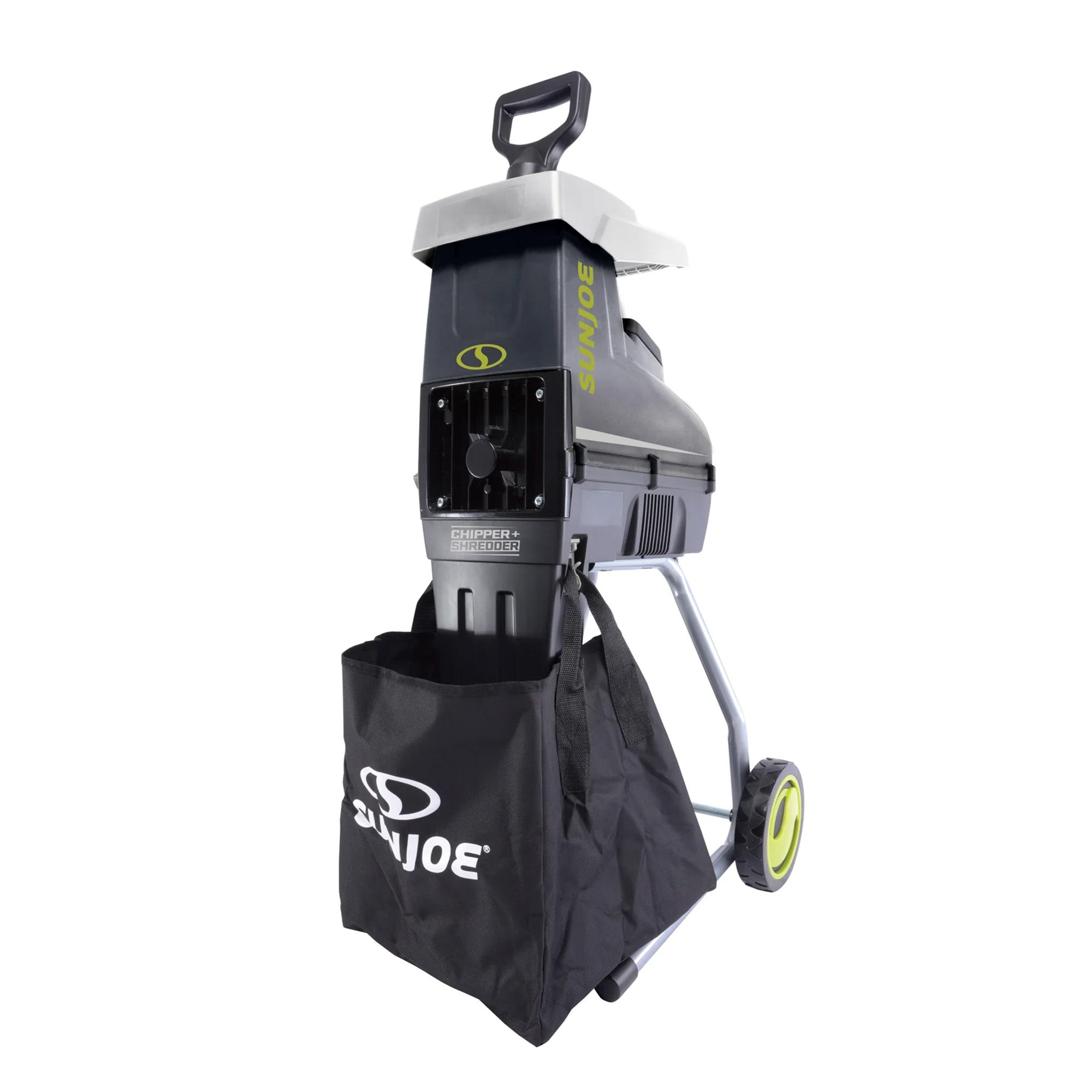 Sun Joe Silent Wood Chipper Shredder, 15 Amp Machine w/1.7" Diameter(For Parts)