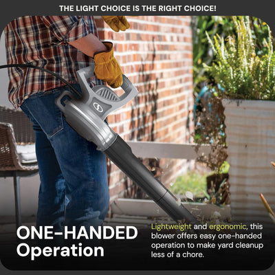 Sun Joe Electric All Purpose Leaf Blower, 6 Amp Motor, 155MPH Air Speed (Used) - VMInnovations