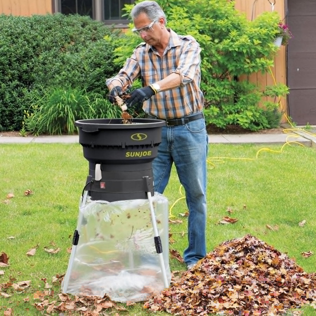 Sun Joe Electric Leaf Mulcher/Shredder 13 Amp w/Adjustable Control (Open Box)