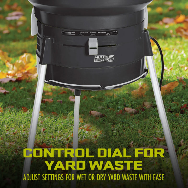 Sun Joe Electric Leaf Mulcher/Shredder 13 Amp w/Adjustable Control (Open Box)