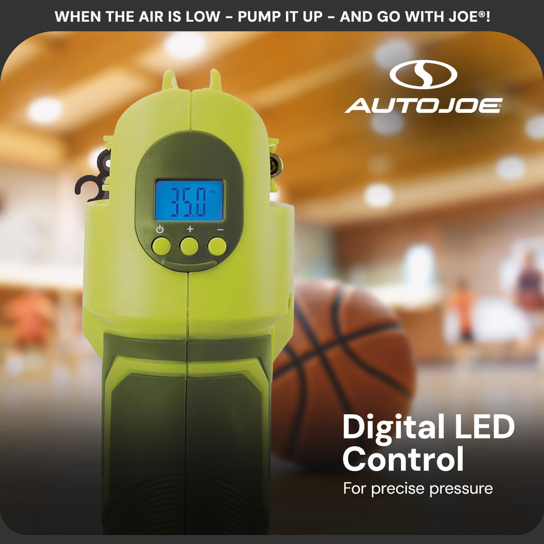 Sun Joe Auto Joe Portable Air Compressor Cordless Tire Inflate Pump, 24V-AJC-LTE