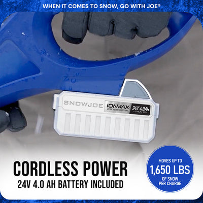 Snow Joe 24V Cordless Snow Shovel Kit for Winter Snow Removal(For Parts) - VMInnovations