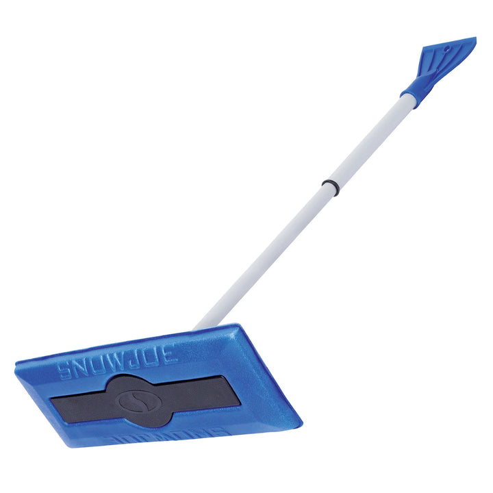 Snow Joe Ice Scraper, Car Window Snow Removal Broom for Winter, Blue (Used)