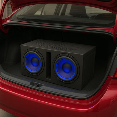 Q-POWER QBOMB15V 15" Dual Vented Car Audio Subwoofer Sub Box Enclosure(Open Box) - VMInnovations