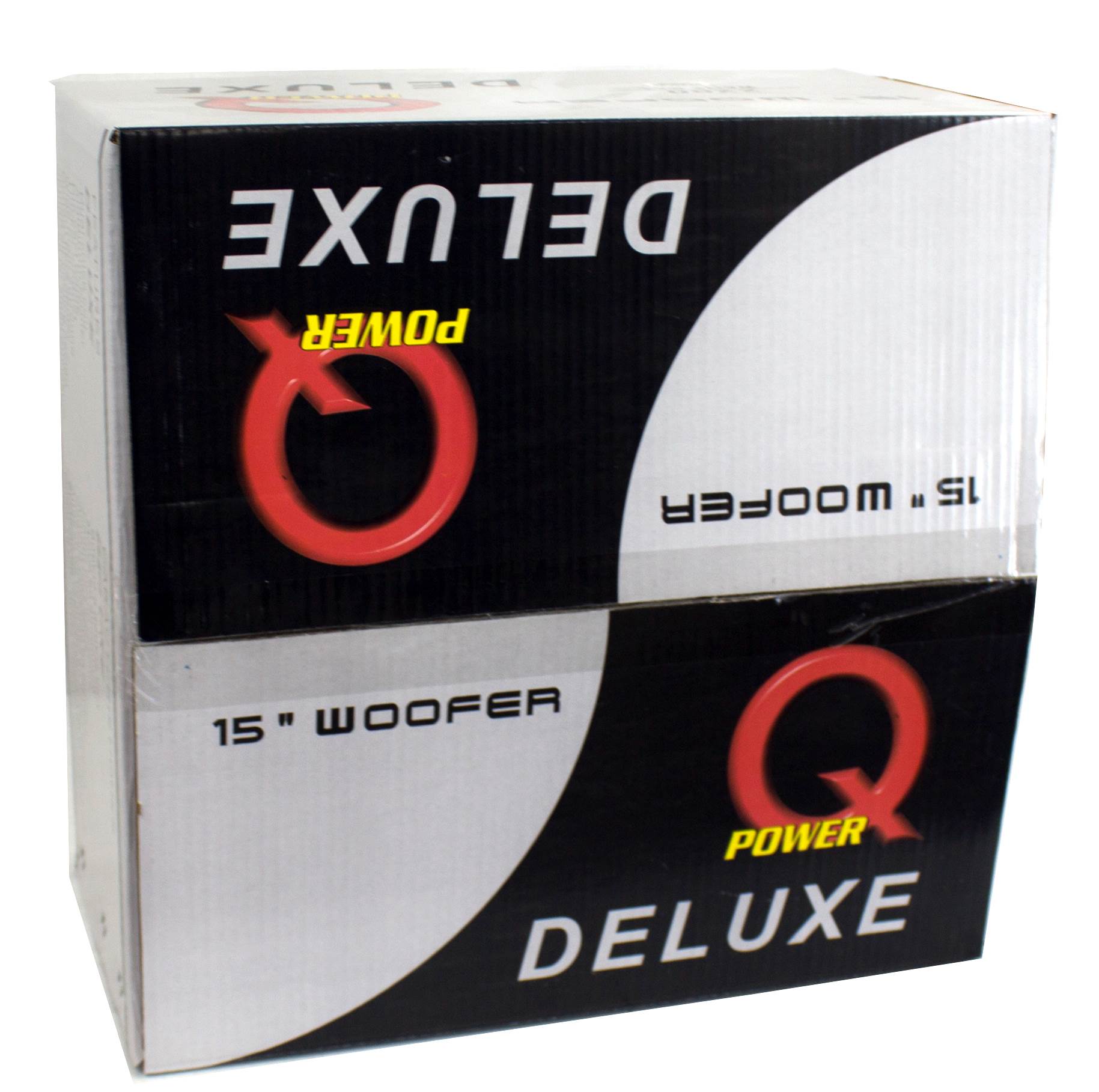 QPower 15" 2200W Series Dual Voice Coil Car Audio Power Subwoofer (For Parts)