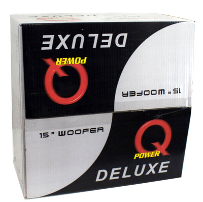 QPower 15" 2200W Series Dual Voice Coil Car Audio Power Subwoofer (For Parts)