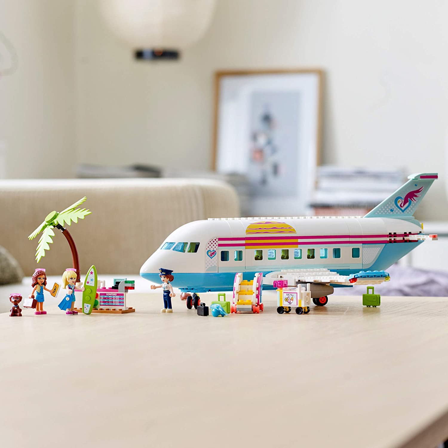 LEGO Friends 41429 Heartlake City Airplane 574 Piece Block Building Set for Kids