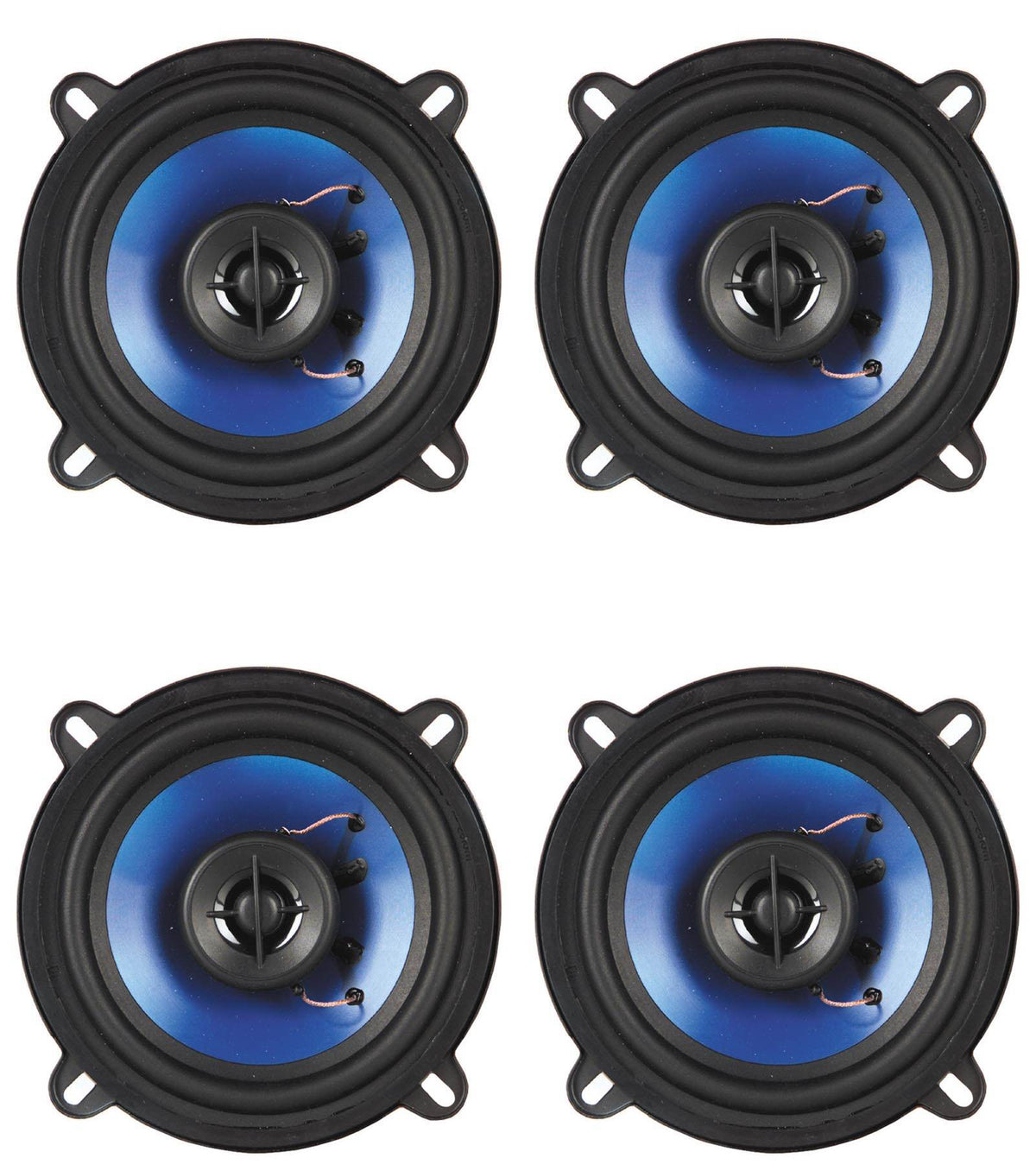 (4) New Q-POWER QP525 5.25" 1000 Watt 2-Way Coaxial Car Audio Speakers | 2 Pairs