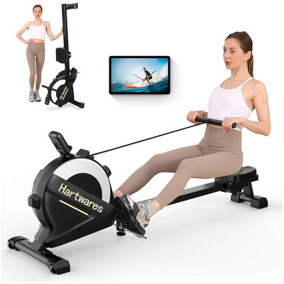 Hartwares Magnetic Rowing Machine, Rower w/16 Resistance levels & App(Open Box) - VMInnovations